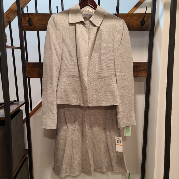 (SOLD) Calvin Klein Blazer & Skirt Suit - Picture 7 of 7